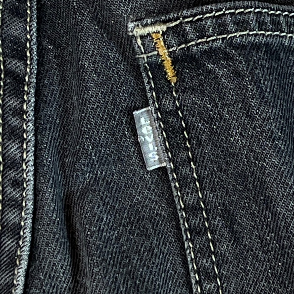 Levis SilverTab Baggy Jeans Mens 33x32 Faded Black Denim 90s Streetwear Wide Leg - Picture 13 of 16